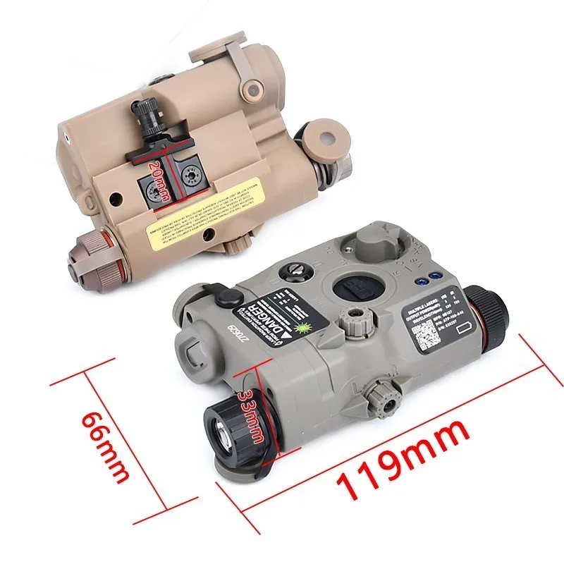 Wadsn-taladro láser PEQ 15 IR, apto para Rifle de caza, riel picatinny de 20MM, láser de alta calidad, DBAL, NGAL, CQBL - imagen 5