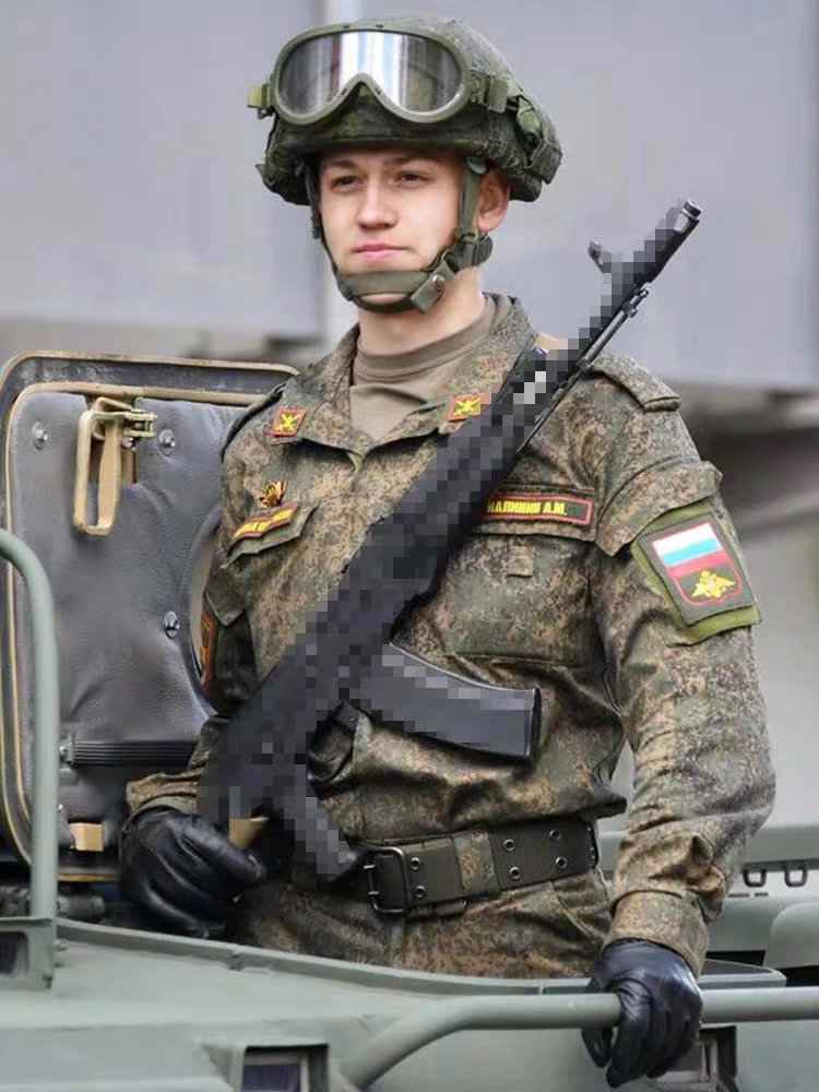 Insignia de solapa de identificación de brazos protectores de Color del ejército ruso, insignia bordada, versión militar emitida, Original - imagen 3