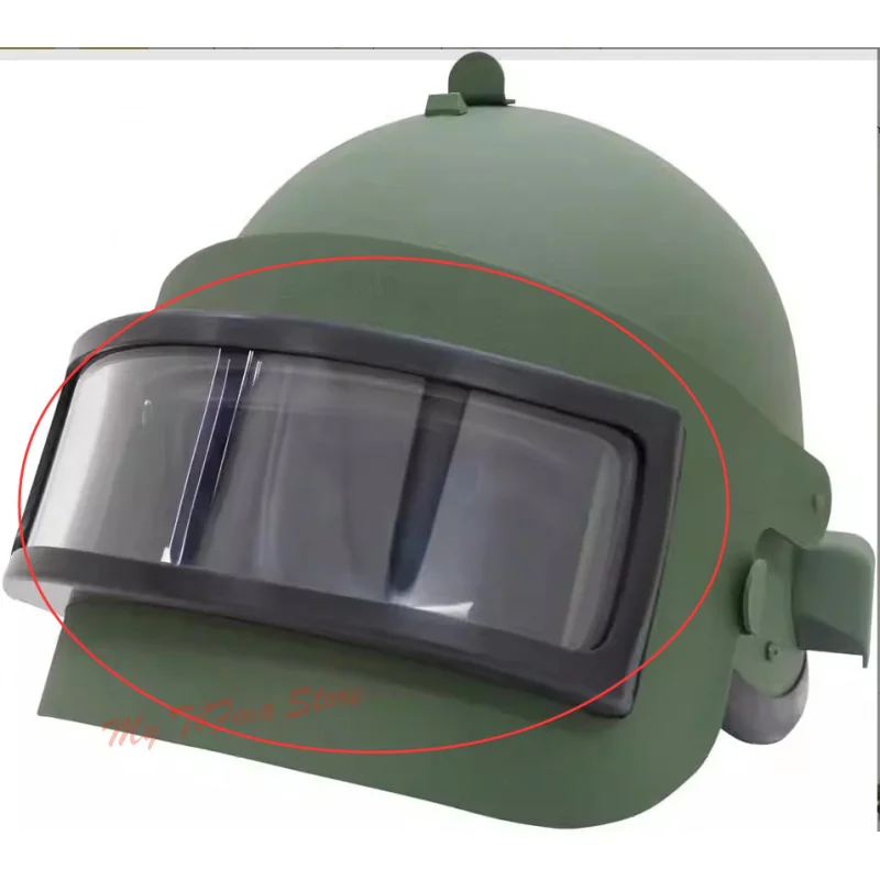 Accesorios para casco ruso Altyn K6-3/K-63/K63 Cascos Arkin Máscara facial de metal reemplazable Lente antidisturbios - imagen 2
