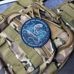 Parche táctico pulpo velcro para insignia moral y mochila