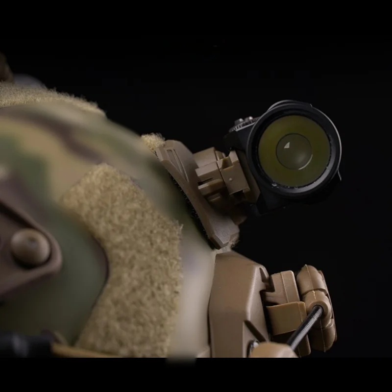 Adaptador universal de luz de caza para casco |   Diseño de liberación rápida |   Para adaptador de linterna de ángulo recto en FAST - imagen 3