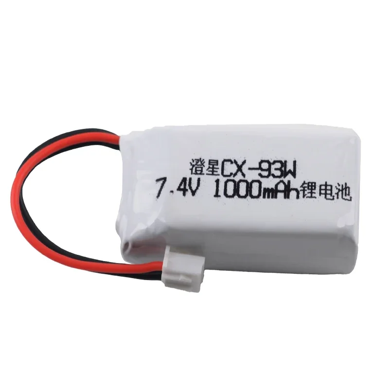 7,4 V 1000mah 2S batería Lipo recargable XH-3P enchufe para RC Cheerson CX-93W Drone Rc Quadcopter Rc Car Boat - imagen 4