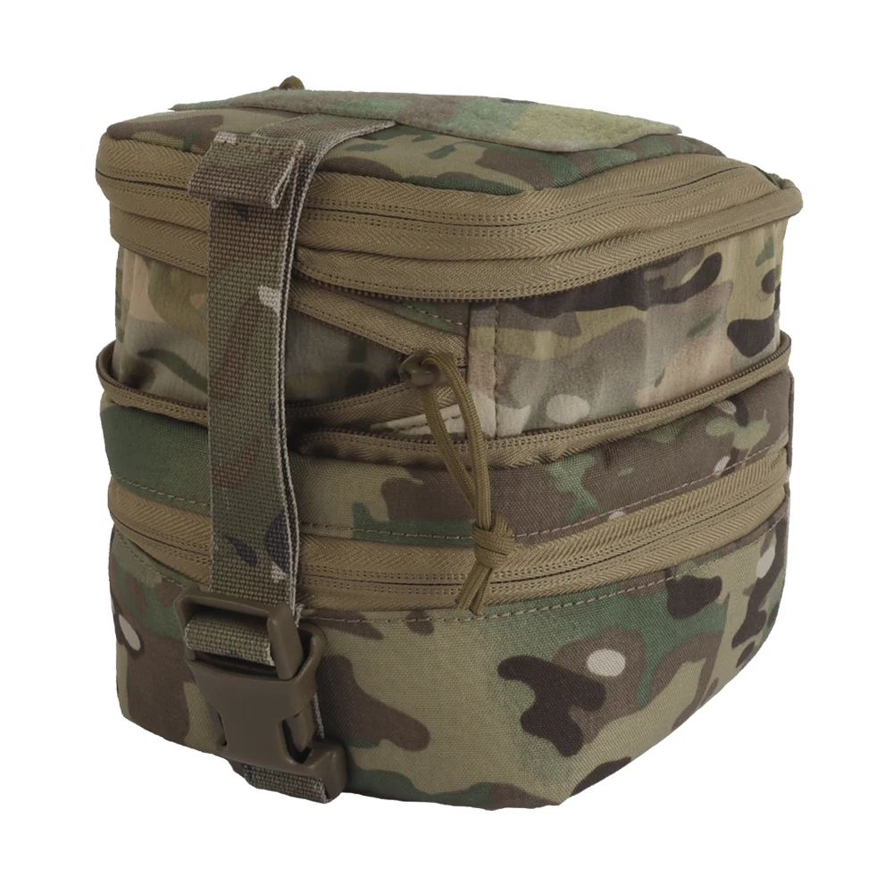 Bolsa táctica Molle Binocular NVG, caja de almacenamiento de gafas de visión nocturna de doble capa, bolsa protectora a prueba de golpes - imagen 5