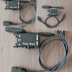 Botón PTT DUAL conector tipo K para auriculares de radio