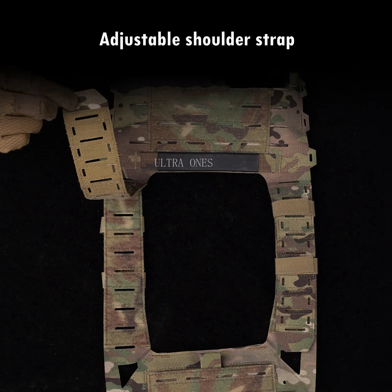 Chalecos tácticos MOLLE ligeros CS Airsoft Paintball deportes armadura corporal portador de placa tiro al aire libre chaleco de caza con bolsas - imagen 5