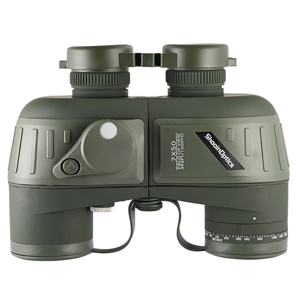 ShooinOptics Binoculars 7X50 Nautical Compass FMC Nitrogen Floating Waterproof For Hunting Bird Watching Marine Navigation - imagen 5