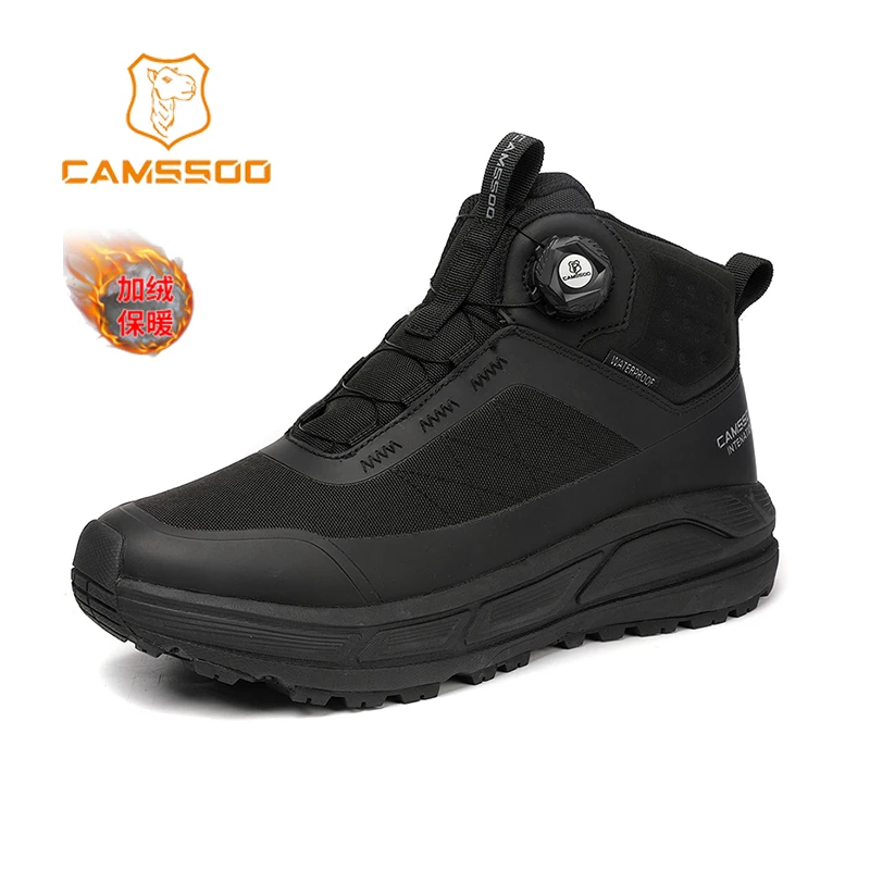 CAMSSOO zapatos de senderismo para hombre, botas de nieve para deportes al aire libre, zapatos de caza, botas de viaje, zapatos de escalada, zapatillas de Trekking para mujer, botines - imagen 3