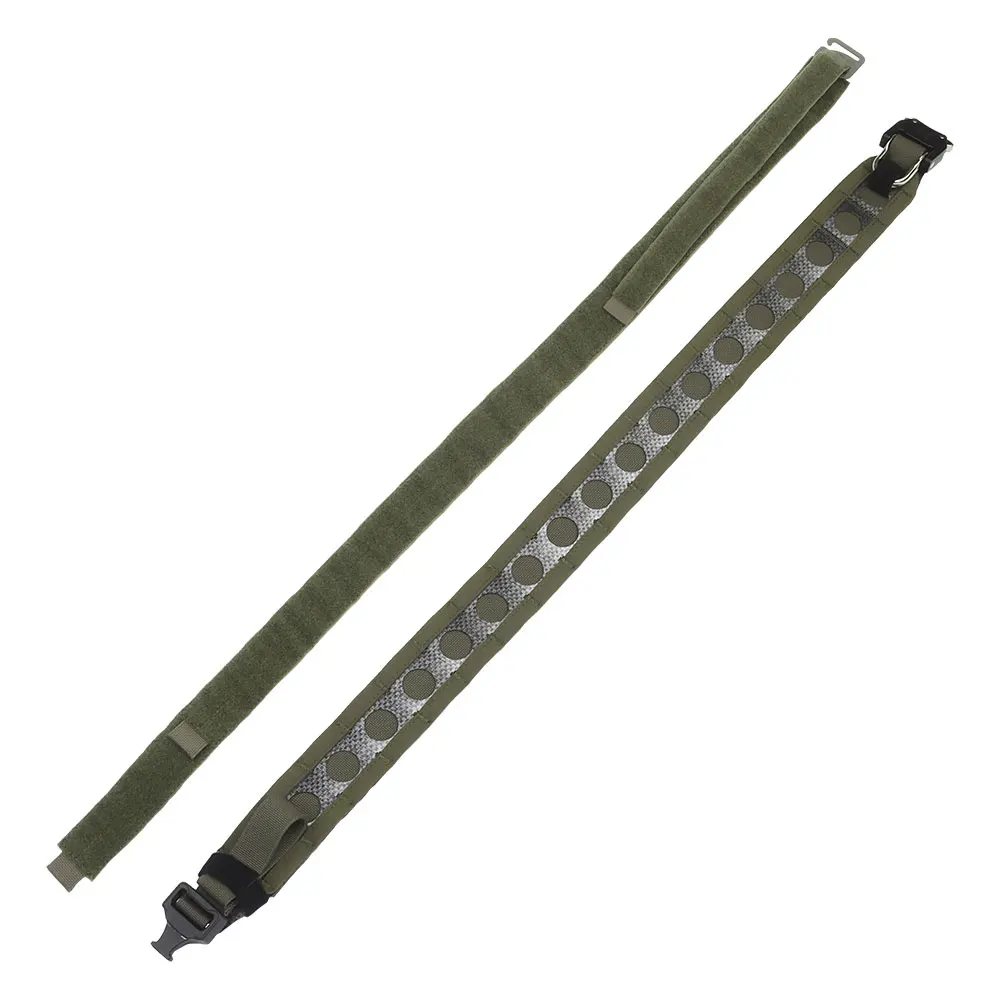 Cinturón táctico Bison estilo Ferro, cinturón de batalla, cinturón MOLLE verde Ranger de caza con hebilla de liberación rápida, aleación ligera - imagen 5