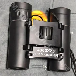 Prismáticos de alta potencia HD de bajo nivel de luz, binoculares portátiles de viaje de 50000M, Mini telescopio plegable de largo alcance, óptica para caza, 3000x22