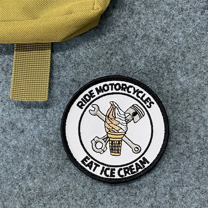 Parches bordados interesantes para ropa, insignias de moral táctica militar, gancho y lazo, apliques de brazalete para mochila - imagen 5