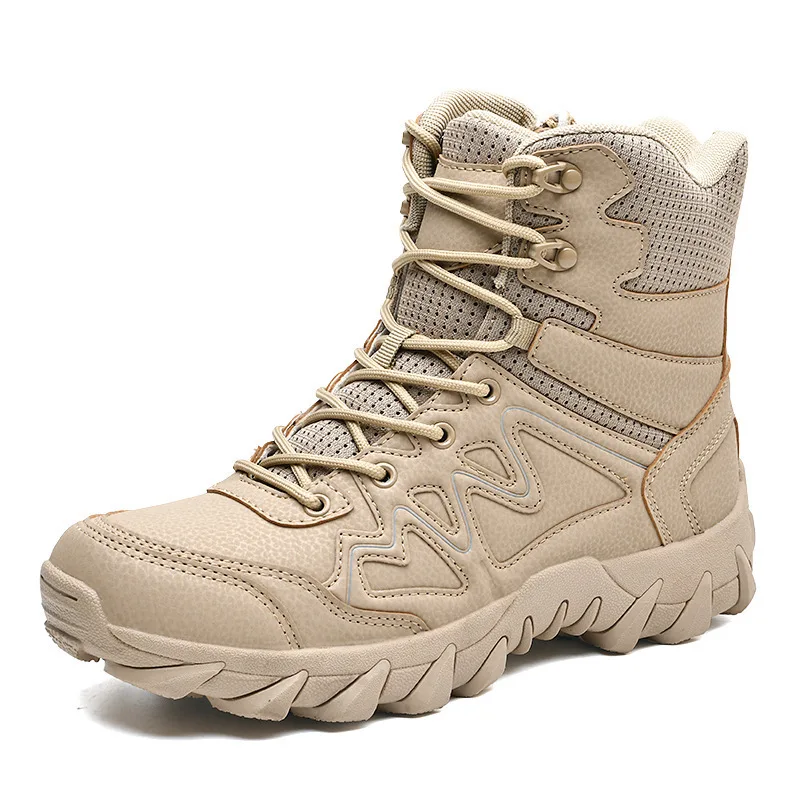 Botas tácticas militares para hombre, zapatos de entrenamiento deportivo, escalada al aire libre, Camping, senderismo, combate, desierto, talla 39-46 - imagen 5