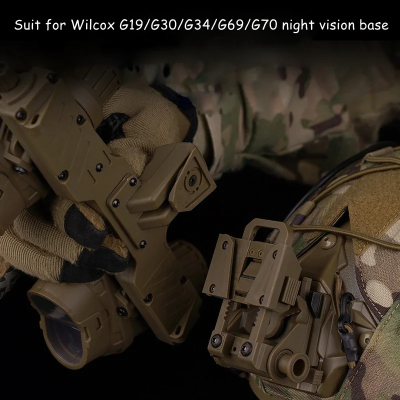 Juego de películas de visión nocturna GPNVG-18 Prop, réplica de casco táctico, soporte para entrenamiento táctico de película Airsoft - imagen 5