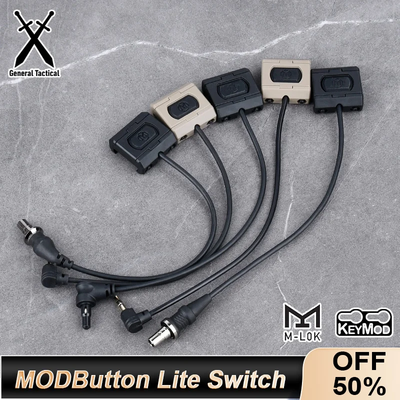 WADSN Interruptor de presión táctico – ModButton linterna y láser