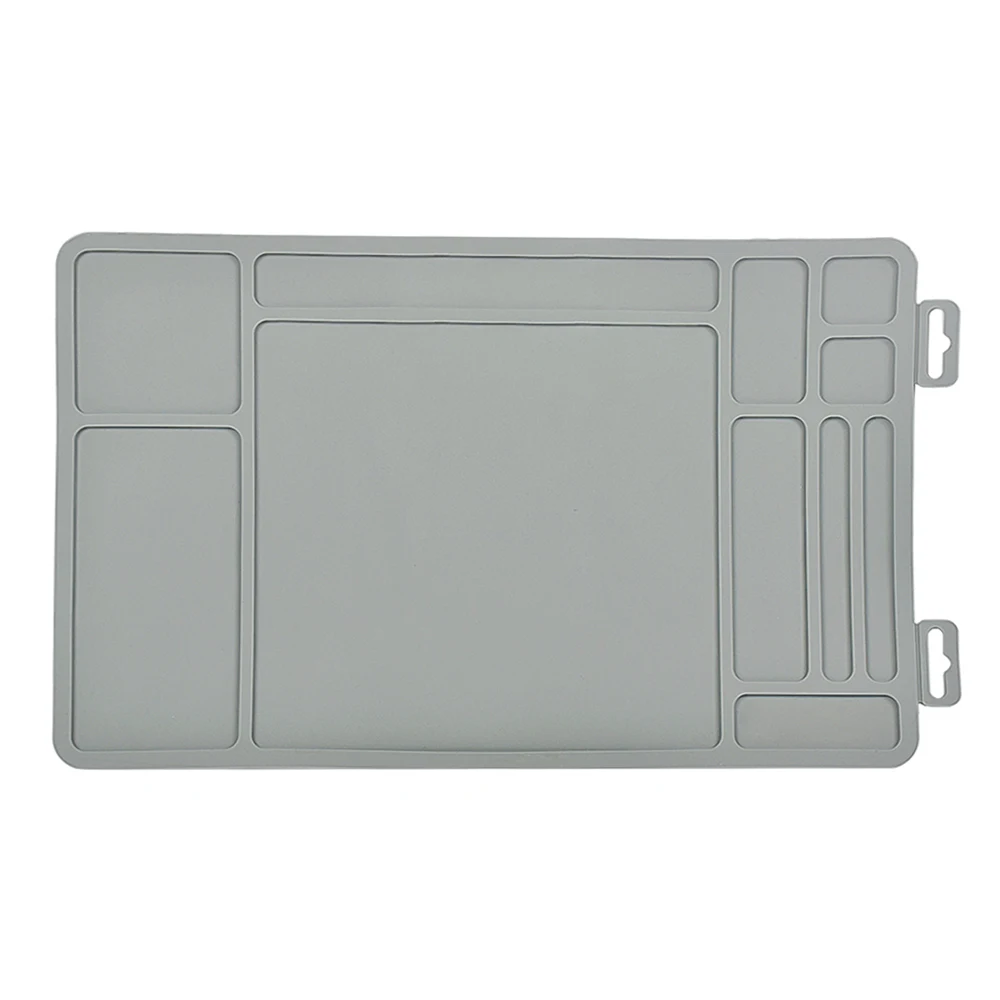 Estera de limpieza para pistola, estera de mantenimiento de pistola con piezas organizadoras, estera de reparación de pistola de PVC de goma antideslizante, 40x25cm