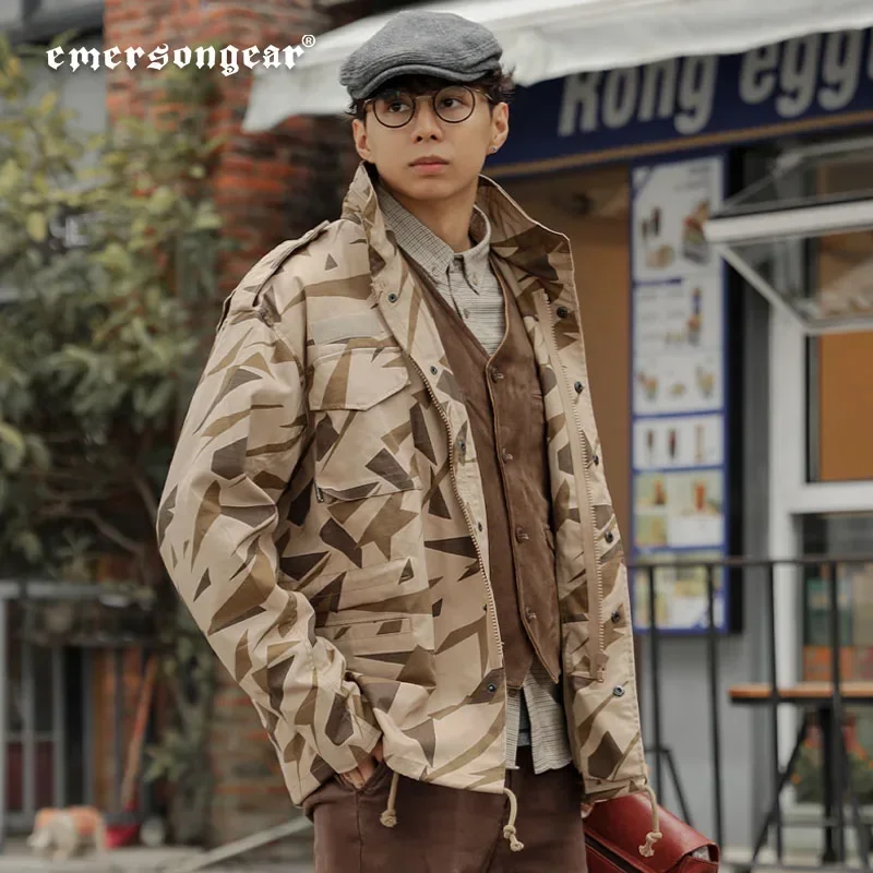 Emersongear-abrigo táctico para M65, gabardina con múltiples bolsillos, chaqueta ergonómica, caza cálida, Camping, senderismo al aire libre, DCC EM9654 - imagen 3
