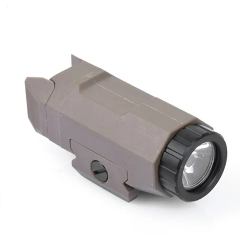 MINI linterna táctica militar APL pistola Gloc Airsoft accesorio para exterior caza explorador luz estroboscópica 400 lúmenes ajuste 20mm riel - imagen 5