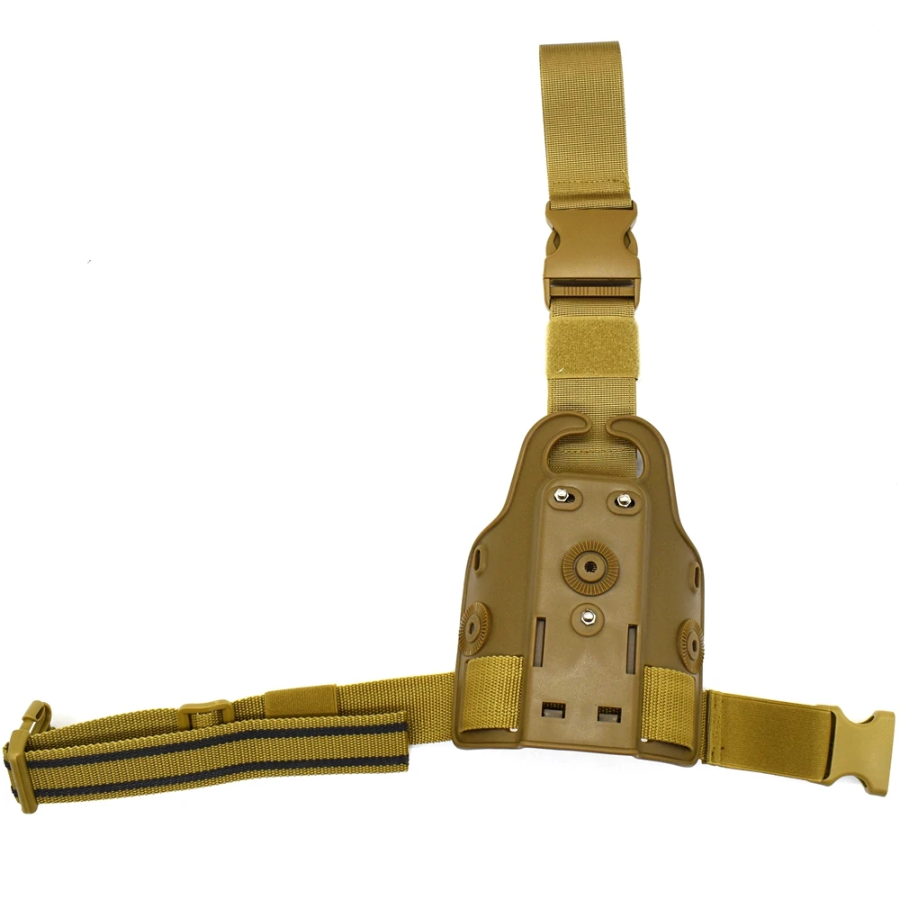 Adaptador de plataforma de funda táctica para pierna, funda Universal para muslo, paleta para equipo de caza G17 19 M9 P226 - imagen 3