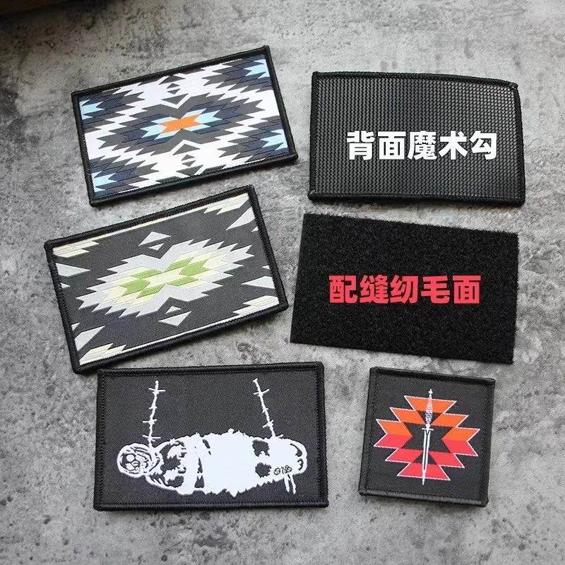 One7six Ax mochila pegatina BCS Black Canyons insignia de moral táctica marca tejida parches de gancho y bucle brazalete militar - imagen 2