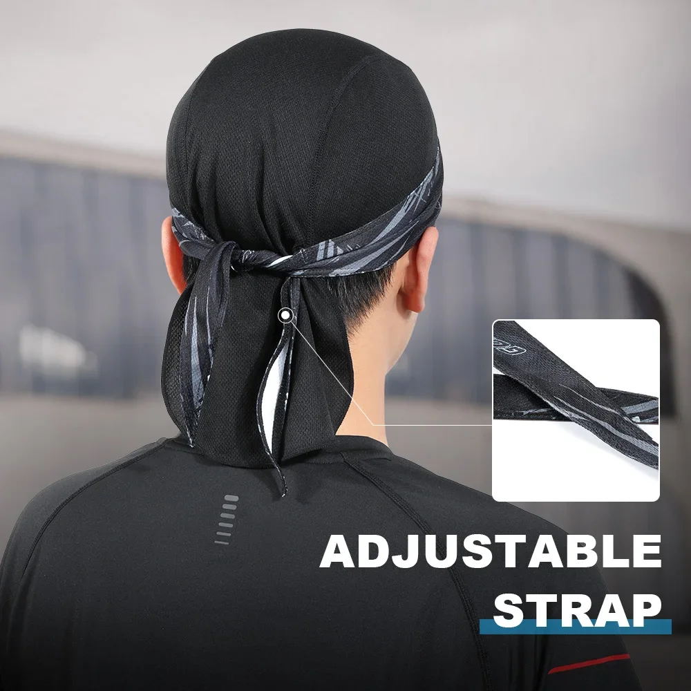 Gorra para correr de secado rápido de verano, gorro deportivo para ciclismo, sombrero de pirata para hombres y mujeres, bicicleta al aire libre, senderismo, Beaseball, pañuelo para la cabeza, gorros - imagen 4