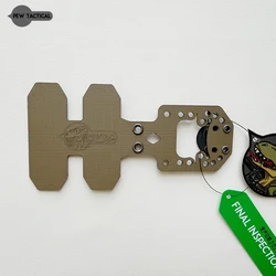 PEW TACTICAL Chaleco táctico MOLLE Estilo Axl con placa PTT