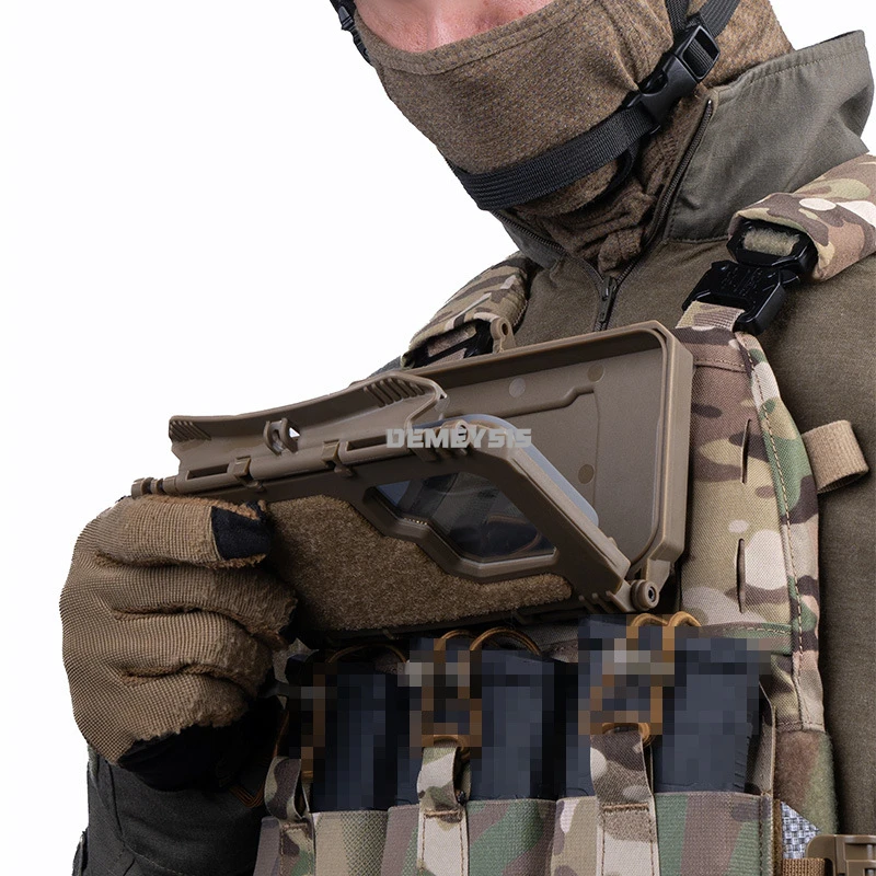 Soporte de navegación táctica MOLLE, caja de almacenamiento para teléfono V2, chalecos de caza, portador de placa, soporte para teléfono, tablero de navegación para dispositivo Airsoft - imagen 4