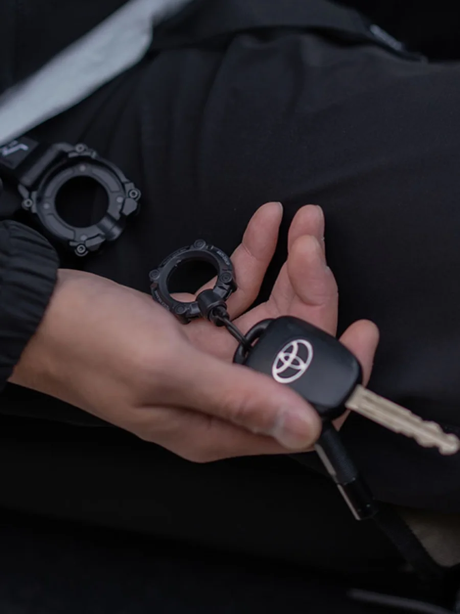 Anillo desmontable de succión magnética con hebilla multifuncional para exteriores, correa magnética para el cuello con cordón para teléfono móvil - imagen 5