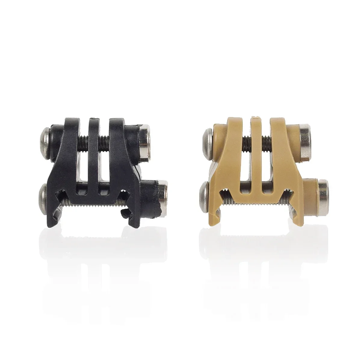 Equipo táctico Go Pro, adaptador de montaje en riel fijo para Rifle Picatinny Airsoft de 20mm, cámara láser, Base de nailon GoPro EKEN - imagen 3