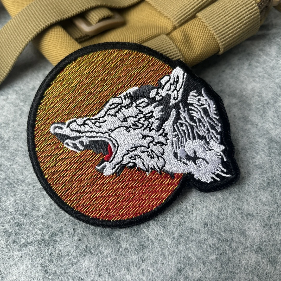 Parches tácticos bordados de LOLF, parche de gancho y bucle, brazalete del ejército, insignia de moral militar, mochila, pegatinas para ropa - imagen 2