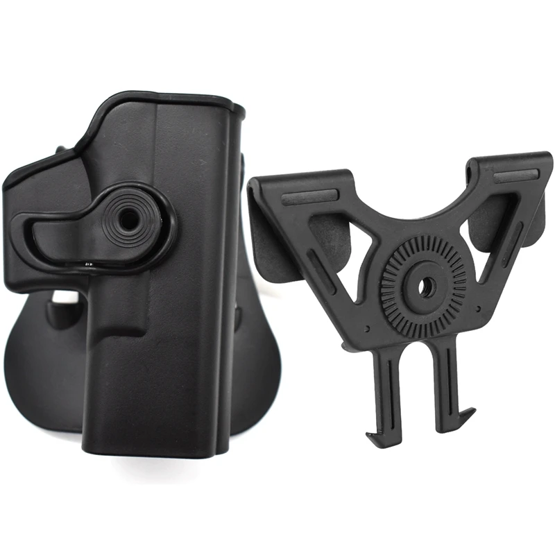Juego de funda para pistola Glock17 19 táctica derecha, soporte para pistola para Gen 1-4 G17, funda de cintura con bolsa Mag de 9mm, accesorios de caza - imagen 5