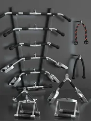 Asa Lat Pull Down Tríceps – Barra T Gimnasio Polea