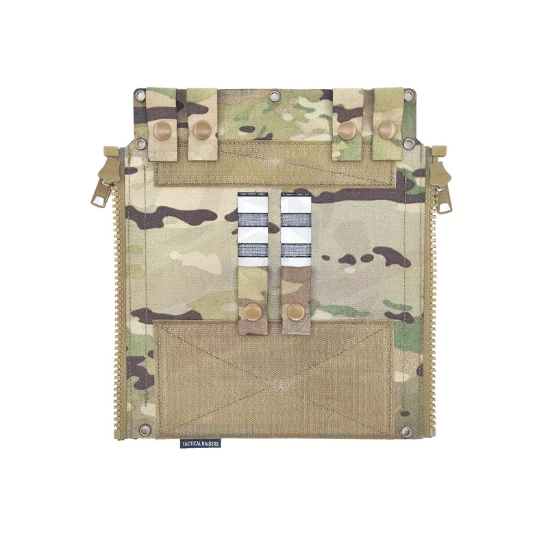 SS Style LV119 Molle Panel trasero con cremallera chaleco táctico Airsoft placa portadora placa equipo de expansión - imagen 3