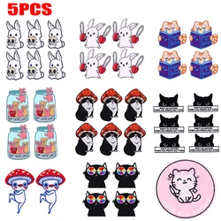 Parche bordado termoadhesivo gato conejo – Animal para planchar ropa