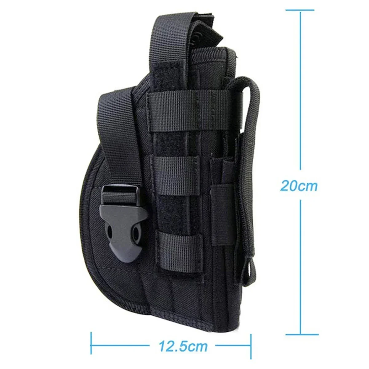 Funda Universal Molle Modular cinturón pistola mano derecha fundas tácticas de nailon para Glock 17 19 M9 Colt 1911 92 96 Series pistola - imagen 2