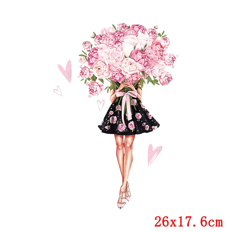 Parche térmico a la moda para mujer y niño, parches para camiseta, transferencia de hierro para ropa, apliques térmicos a rayas - imagen 5