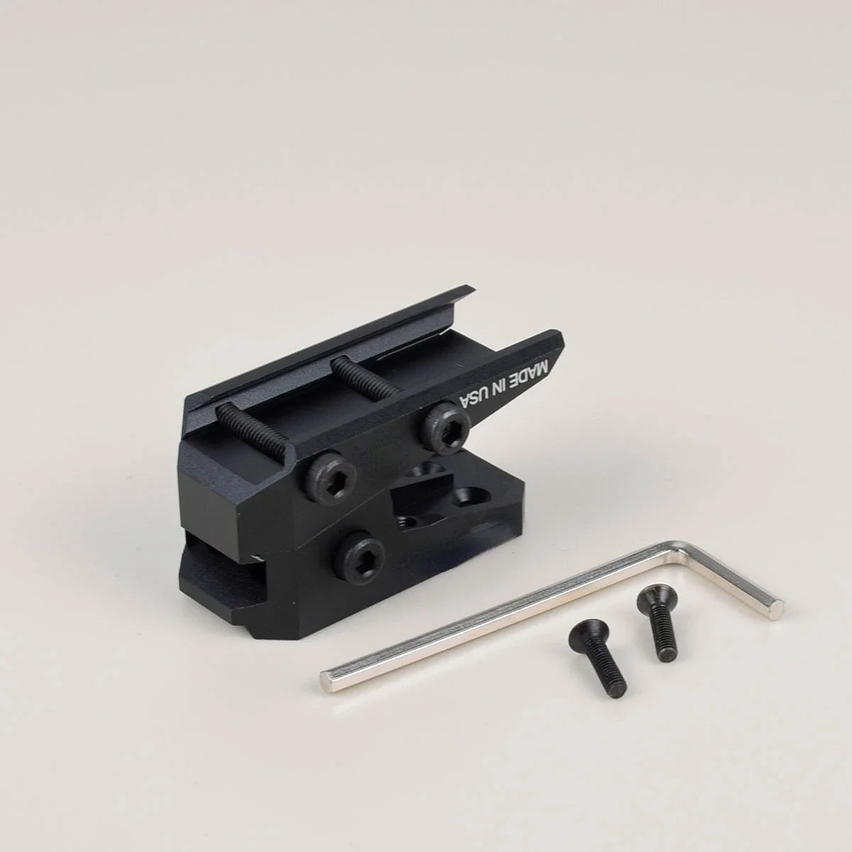 Adaptador de mira de elevación de montaje elevador de punto rojo deslizante de altura ajustable CNC táctico para t01 t02 Holosun - imagen 4