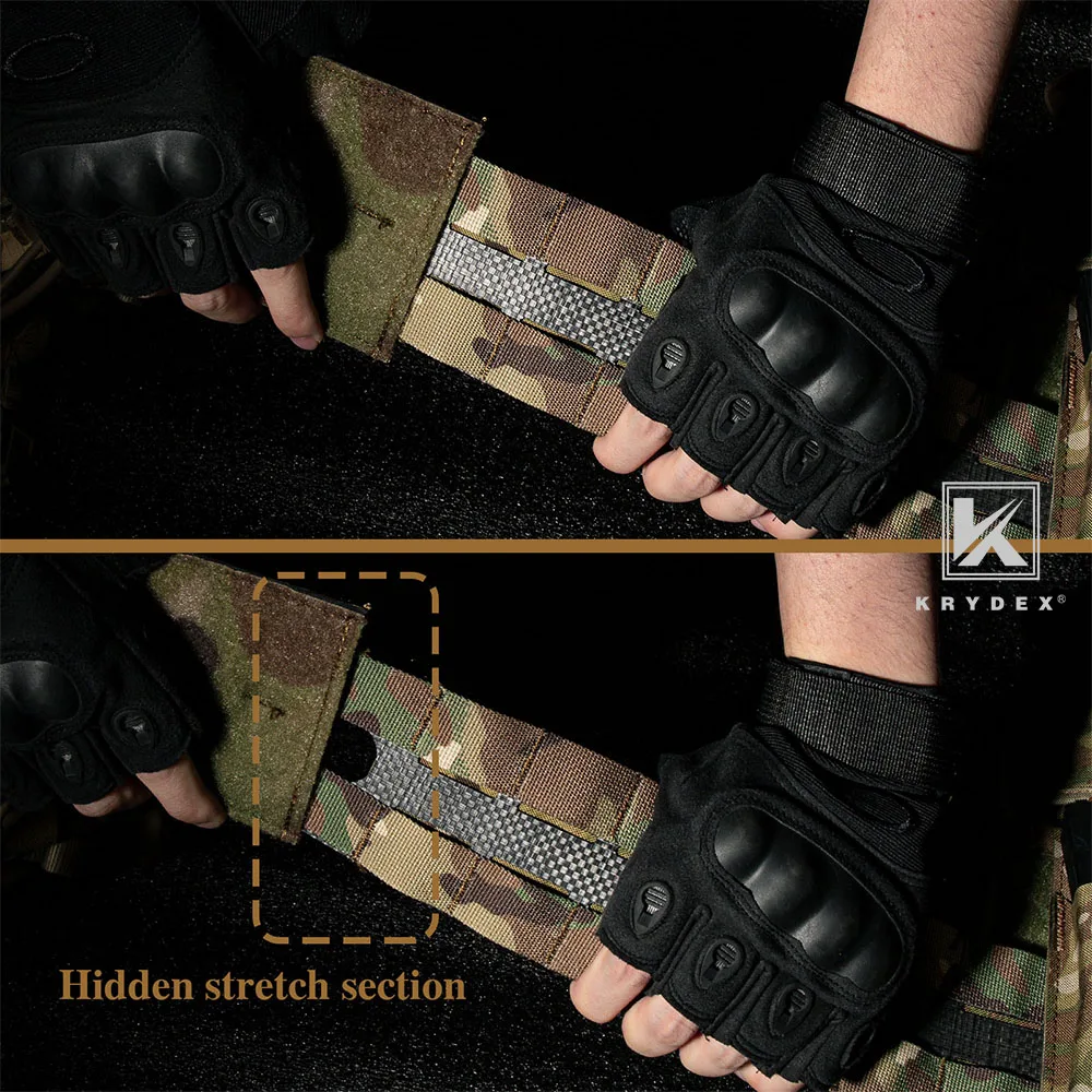 KRYDEX-faja táctica FCPC V5 de 3 pulgadas, faja MOLLE de corte láser rígido Tegris de asalto para chaleco de caza Slickster FCPC LBT - imagen 5