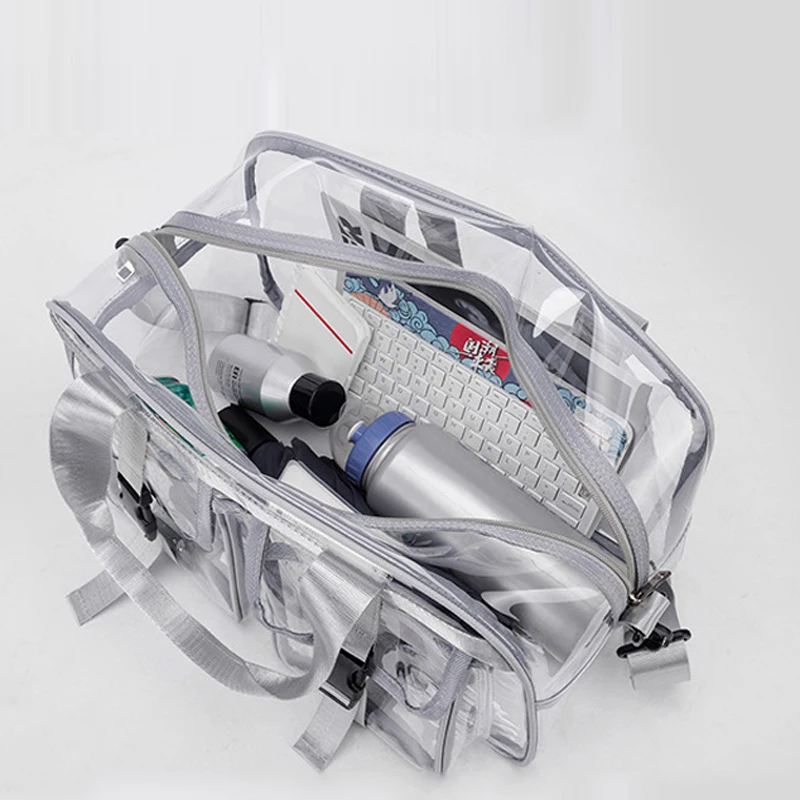 Bolsa de playa de PVC para natación, bolso de lavado transparente impermeable de verano, equipaje de viaje al aire libre, paquete de almacenamiento de viaje, bolsa de juego de agua - imagen 5