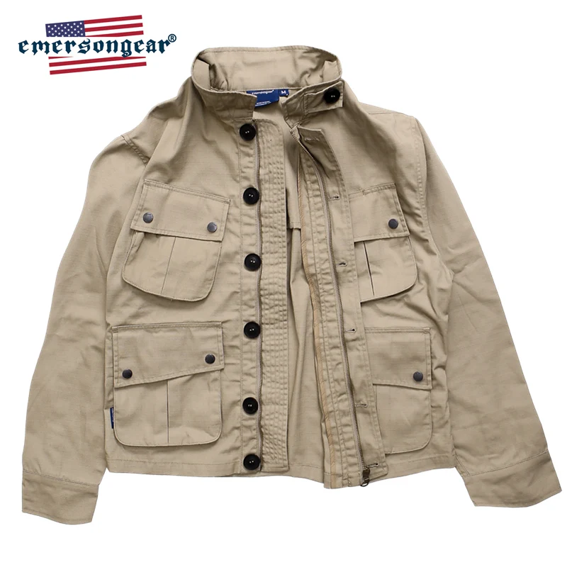 Emersongear etiqueta azul táctica TCU chaqueta térmica para hombre Vintage al aire libre Casual senderismo caza tela Nylon Camping 11,11 ventas - imagen 5