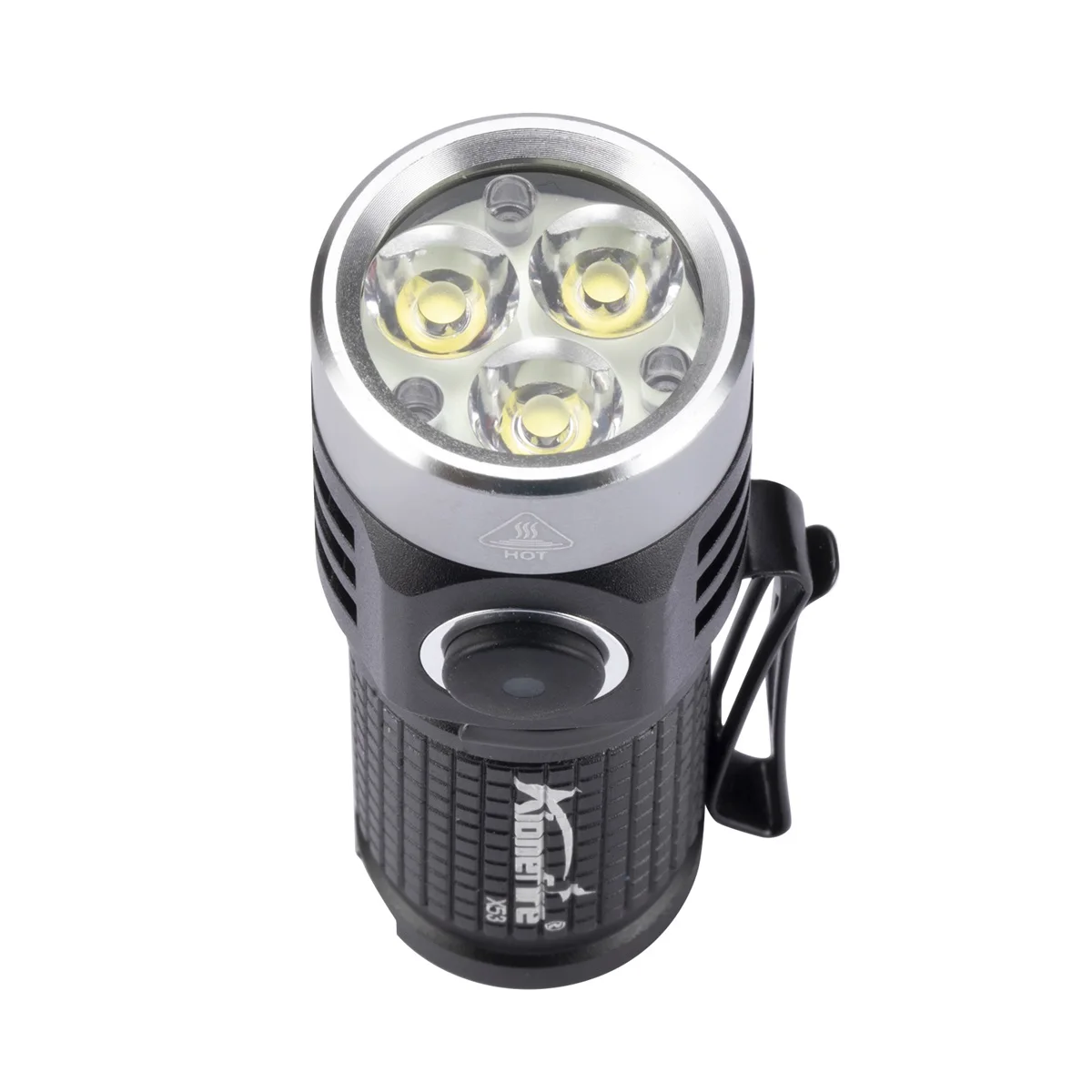 Mini linterna 3xLed, Clip portátil recargable de alta potencia, imán de aluminio, iluminación nocturna, lámpara impermeable para trabajo de acampada al aire libre - imagen 3