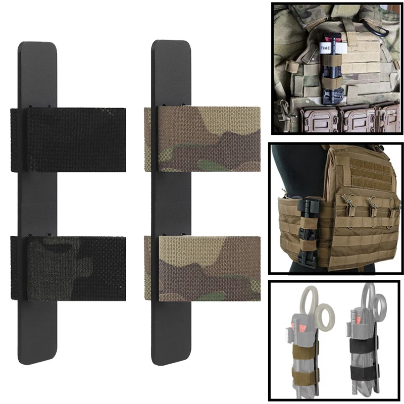 Soporte de torniquete táctico Molle, correa de fijación, lazo elástico, bolsa EDC, Kit de Trauma, accesorios de caza - imagen 2