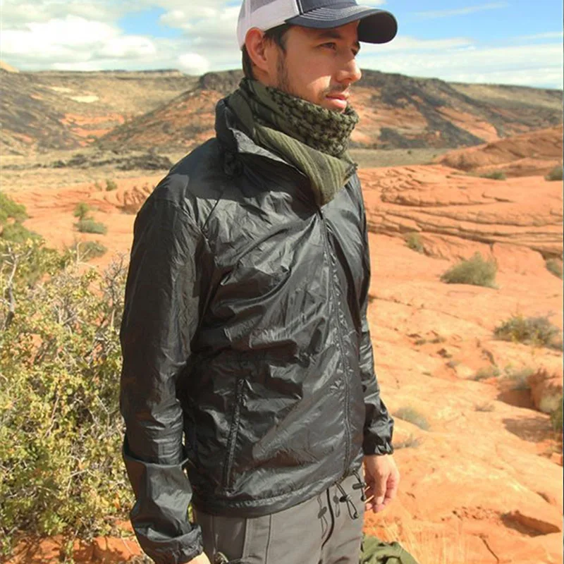 Abrigo de piel para primavera y verano, chaqueta de Camping al aire libre, estilo fino, ultrafino, protección Uv para pesca, protección solar - imagen 4