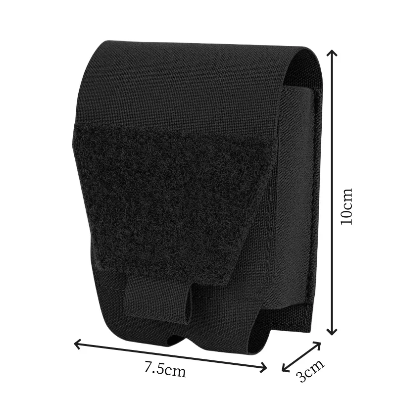 Bolsa táctica para esposas MOLLE, funda para esposas para cinturón de servicio, chaleco MOLLE, accesorios para aplicación de la ley - imagen 2