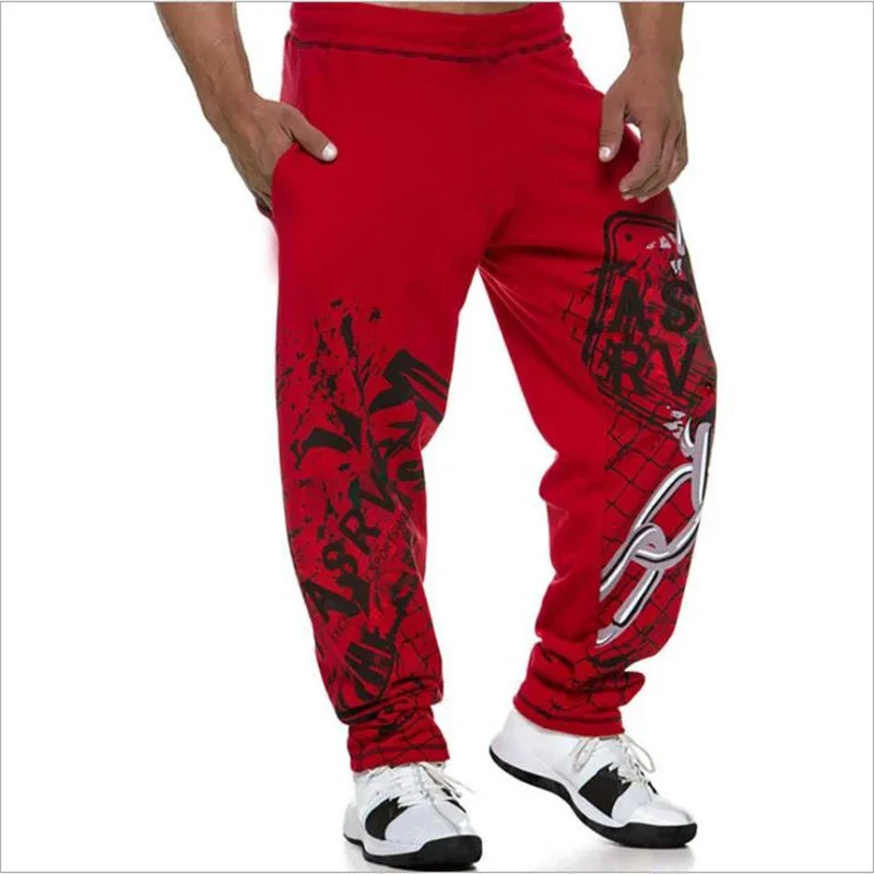 77City Killer-pantalones de entrenamiento para hombre, chándal de algodón suave para culturismo, para correr, Harem, holgados, deportivos, M-3XL - imagen 3