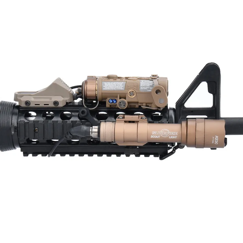 WADSN táctico NGAL rojo verde azul indicador Surefir M300A M600C luz exploradora de caza con airsoft AXON interruptor de Control Dual - imagen 4