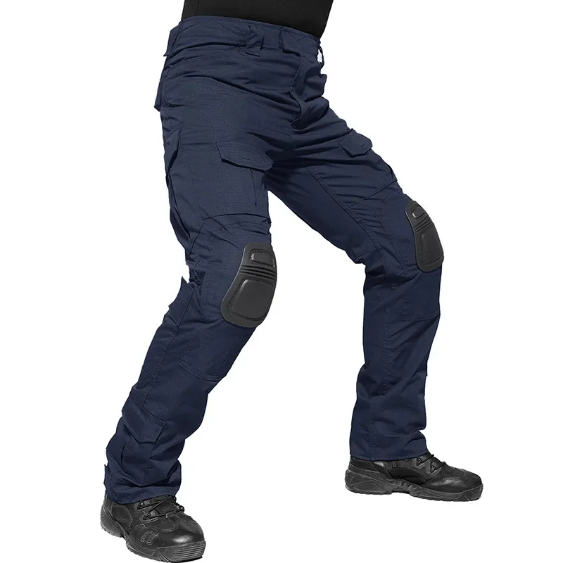Pantalón táctico militar para hombre, pantalones para escalada al aire libre, caza, senderismo, pantalones de combate, pantalones Cargo de trabajo y rodilleras, pantalones tácticos - imagen 2