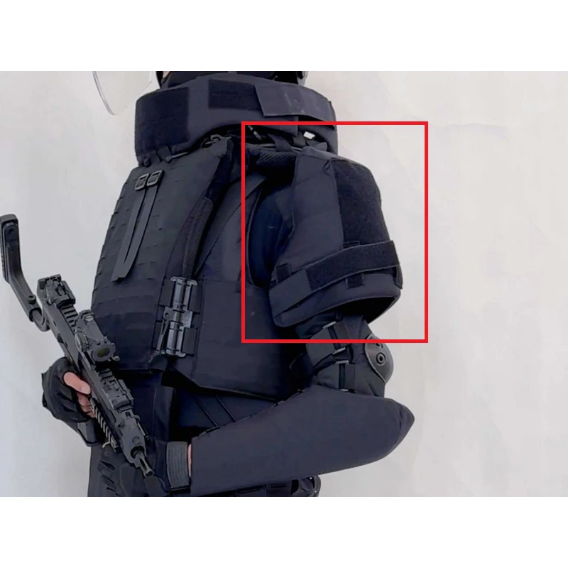 1 par de hombreras protectoras cómodas ajustables de combate táctico - imagen 4