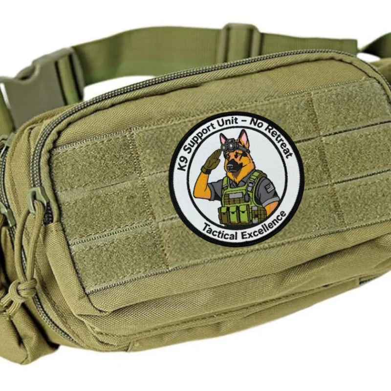 Parche táctico moral K9 Unidad de Apoyo sin retrácto Velcro - imagen 5