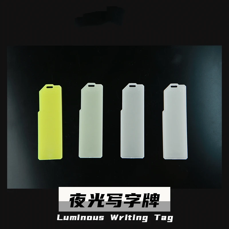 Etiqueta de escritura luminosa, marcador táctico, Doodle, módulo de bricolaje, nombre, cinta indicadora, mochila que brilla en la oscuridad, decorativo - imagen 4