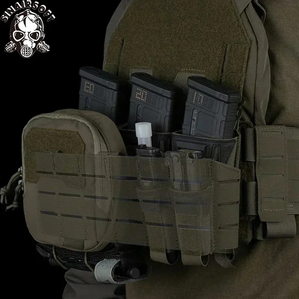 Adaptador MOLLE de segunda capa para cartel táctico, bolsa Triple Mag para Pincer, equipo de expansión, accesorios portadores de placa Airsoft para caza - imagen 2