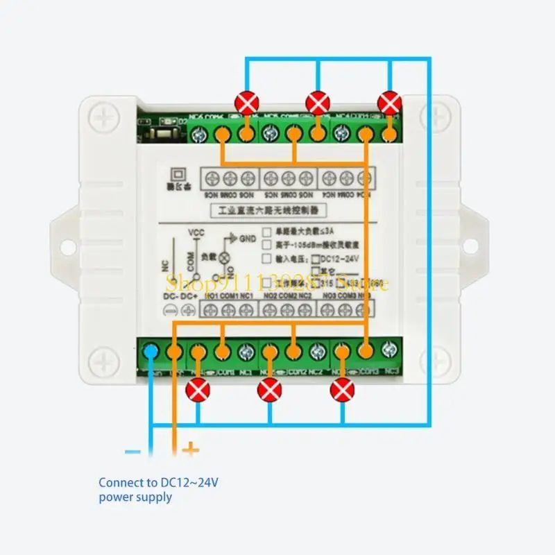 Transmisor + receptor profesional J1HC, control remoto inalámbrico 315/433 mhz - imagen 3